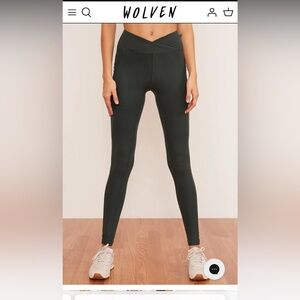Wolven Thyme Crossover Pocket Legging S